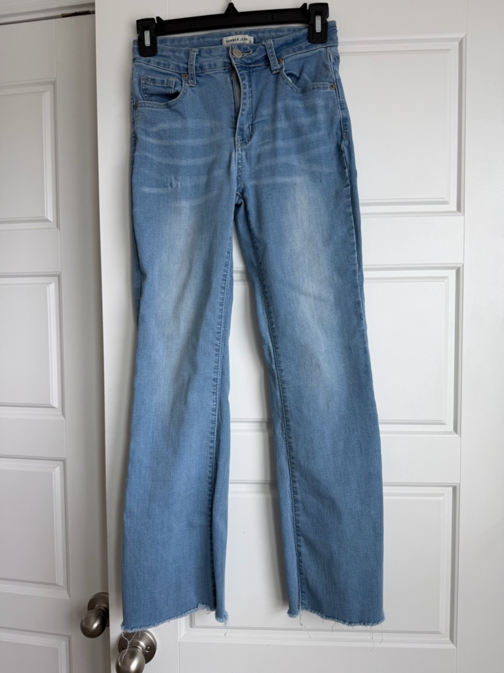 077 - Light Wash Straight-Leg Women’s Jeans - Hammer Jeans SZ 3